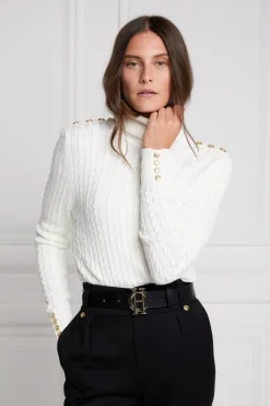 Holland Cooper Seattle Roll Neck Cable Knit<Women Knitwear