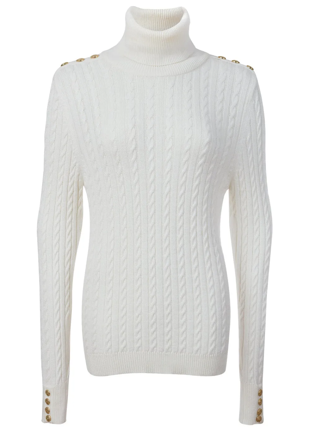 Holland Cooper Seattle Roll Neck Cable Knit<Women Knitwear
