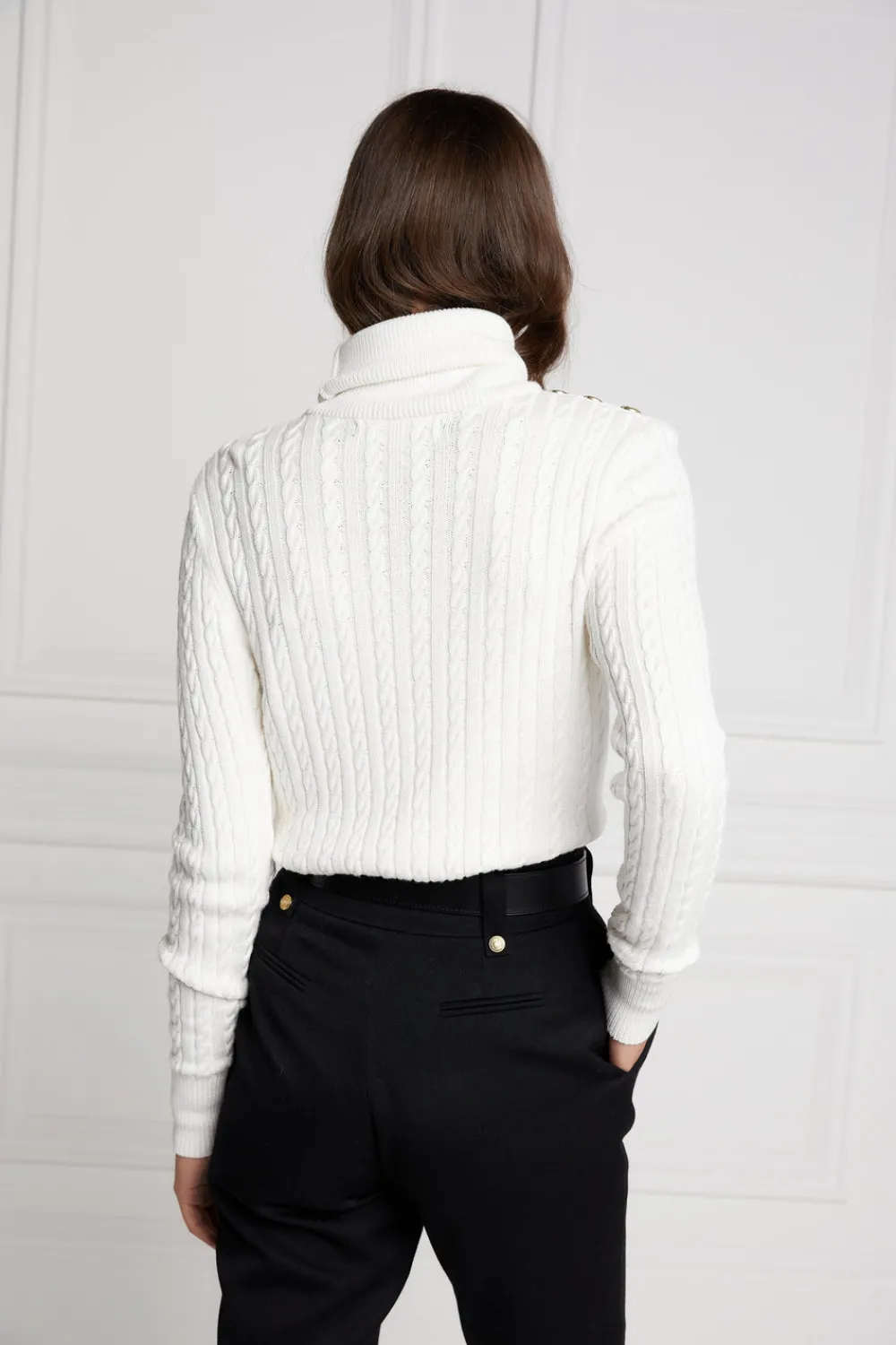 Holland Cooper Seattle Roll Neck Cable Knit<Women Knitwear