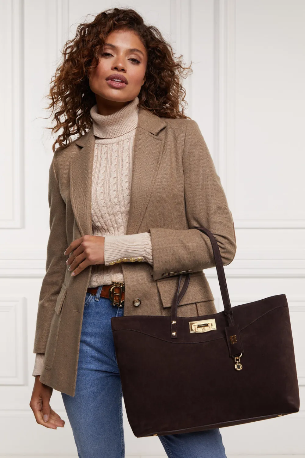 Holland Cooper Seattle Roll Neck Cable Knit<Women Knitwear