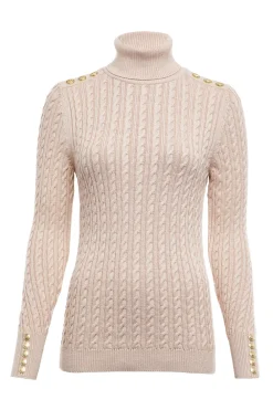 Holland Cooper Seattle Roll Neck Cable Knit<Women Knitwear