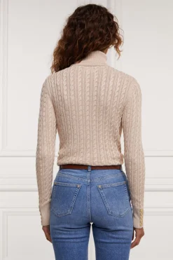 Holland Cooper Seattle Roll Neck Cable Knit<Women Knitwear