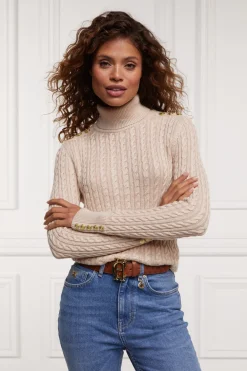 Holland Cooper Seattle Roll Neck Cable Knit<Women Knitwear