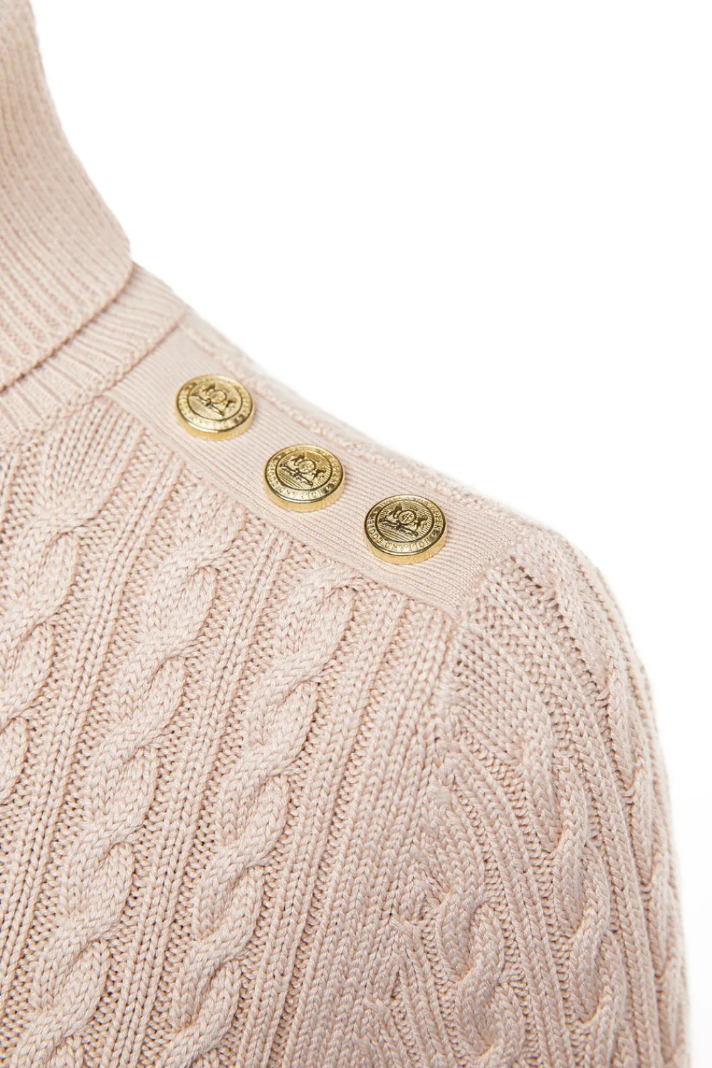 Holland Cooper Seattle Roll Neck Cable Knit<Women Knitwear