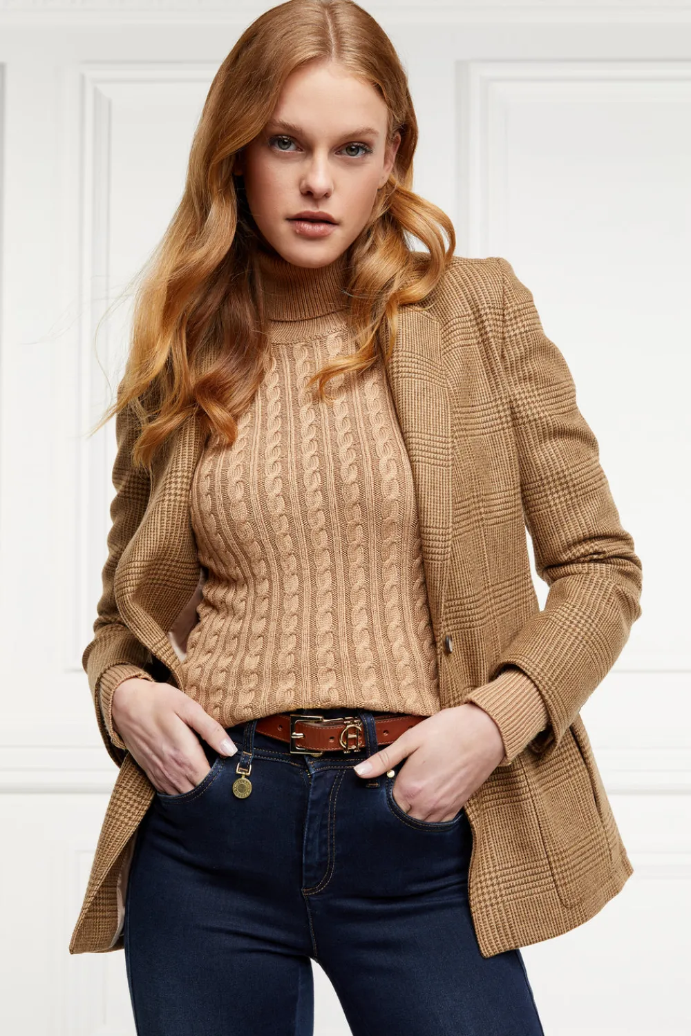 Holland Cooper Seattle Roll Neck Cable Knit<Women Knitwear