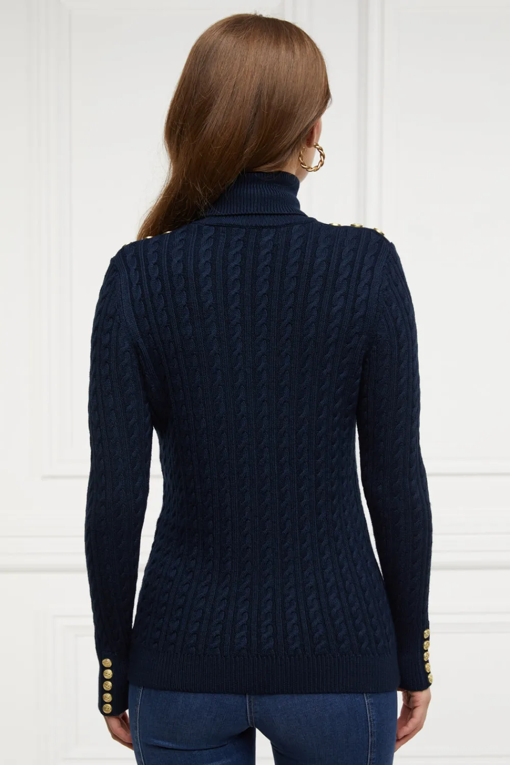 Holland Cooper Seattle Roll Neck Cable Knit<Women Knitwear