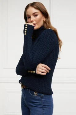 Holland Cooper Seattle Roll Neck Cable Knit<Women Knitwear