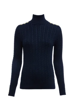 Holland Cooper Seattle Roll Neck Cable Knit<Women Knitwear