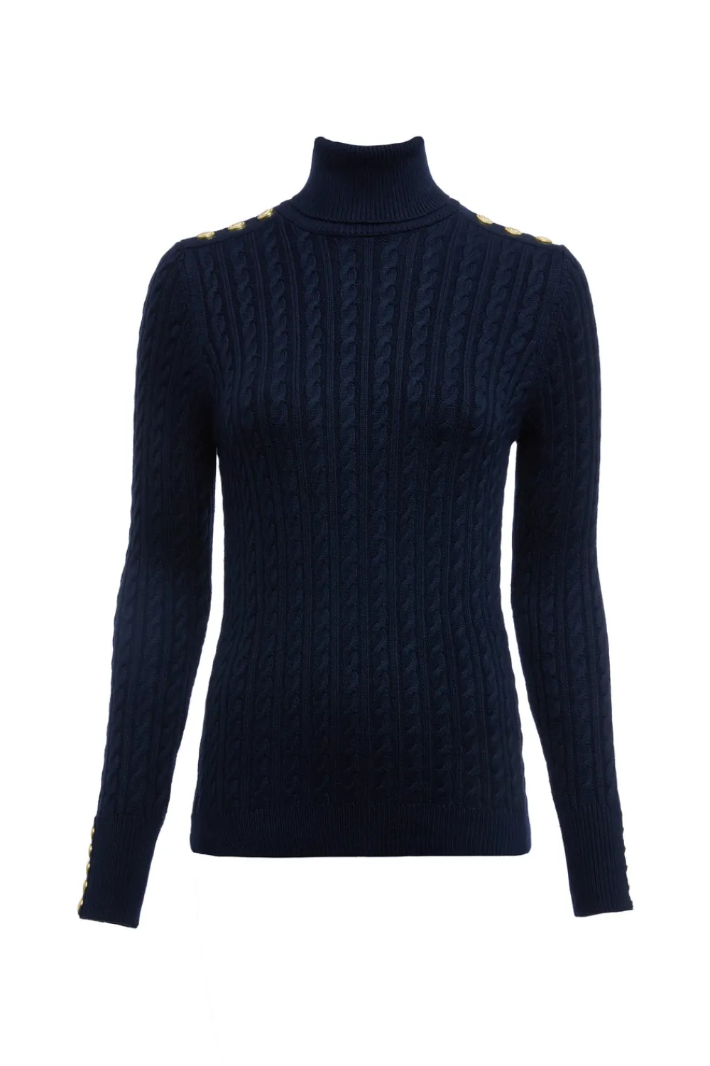 Holland Cooper Seattle Roll Neck Cable Knit<Women Knitwear
