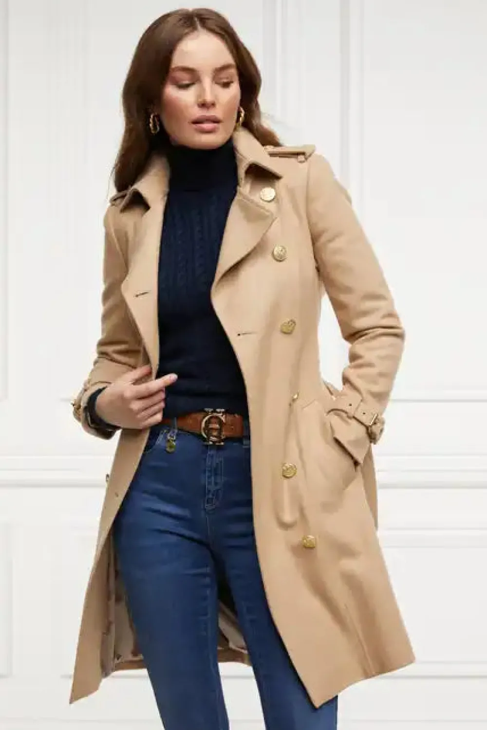 Holland Cooper Seattle Roll Neck Cable Knit<Women Knitwear