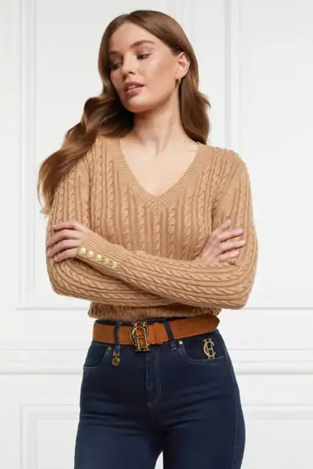 Holland Cooper Seattle V-Neck Knit<Women Knitwear
