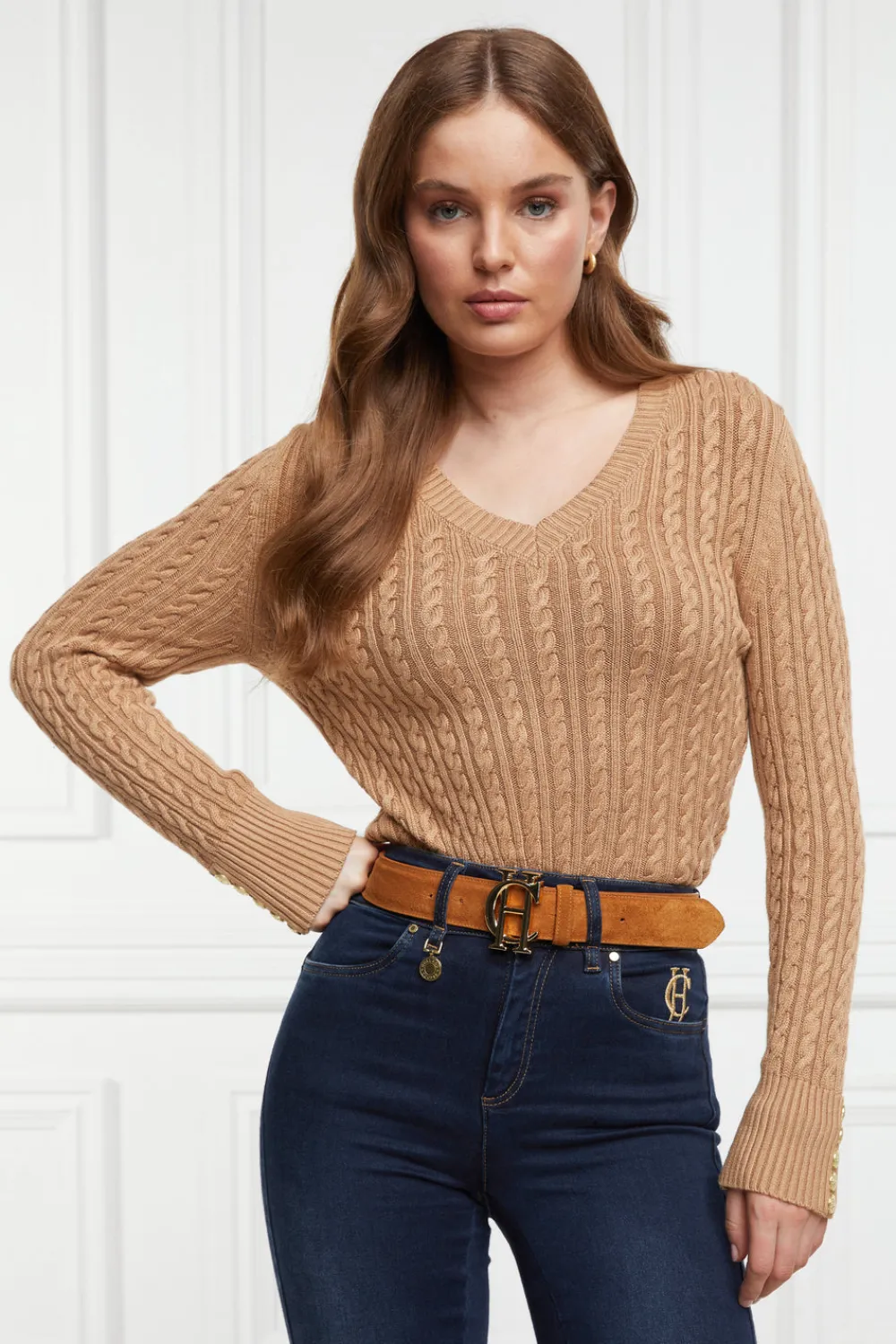 Holland Cooper Seattle V-Neck Knit<Women Knitwear