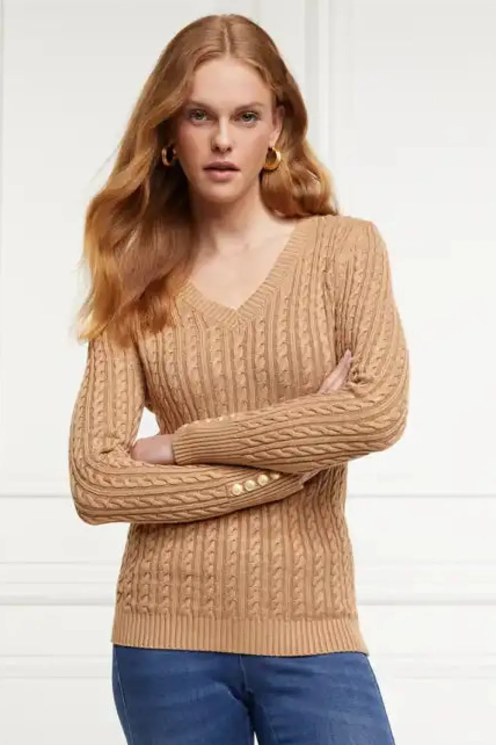 Holland Cooper Seattle V-Neck Knit<Women Knitwear