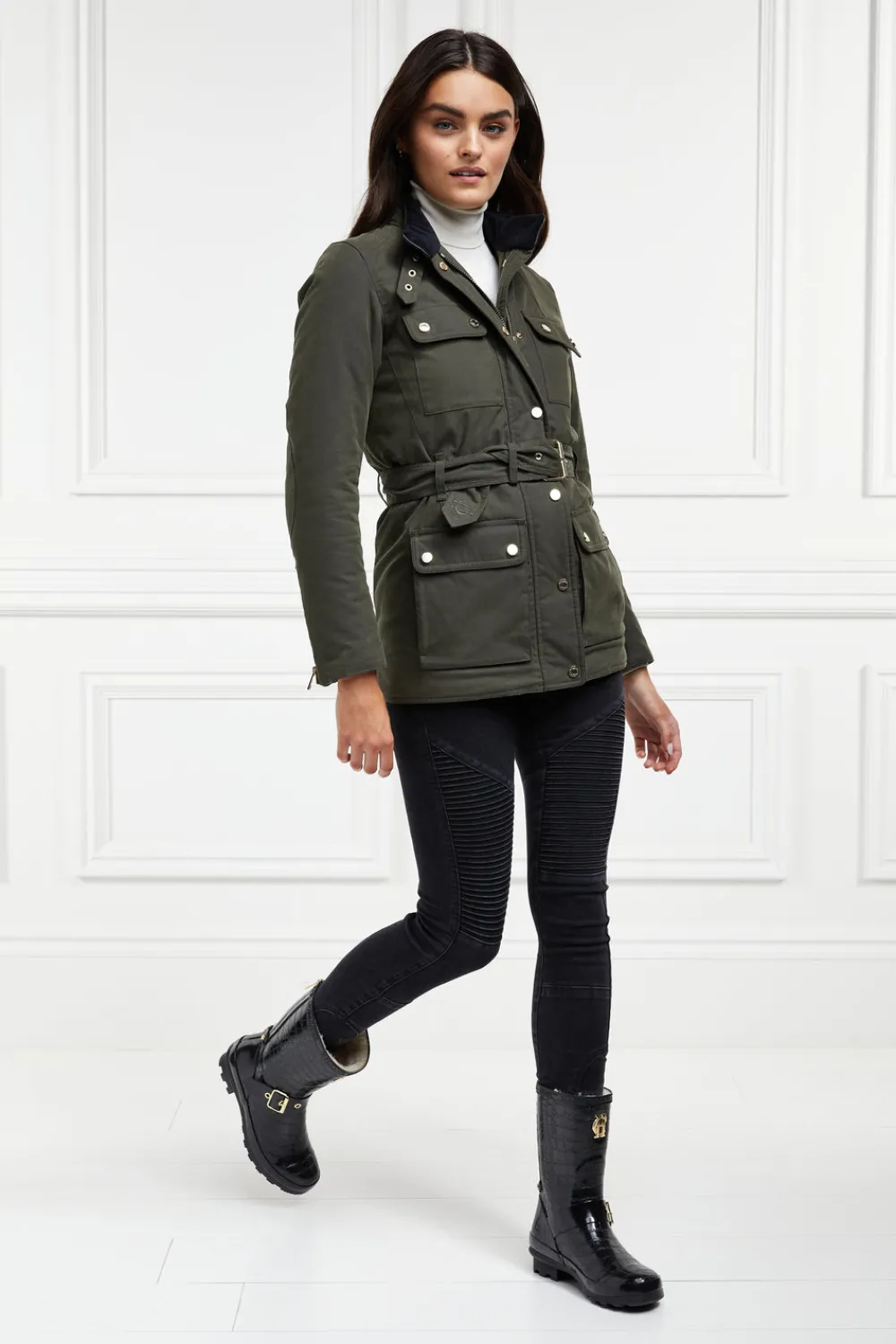 Holland Cooper Sherpa Lined Chelsea Wellington<Women Wellington Boots