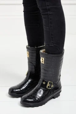Holland Cooper Sherpa Lined Chelsea Wellington<Women Wellington Boots