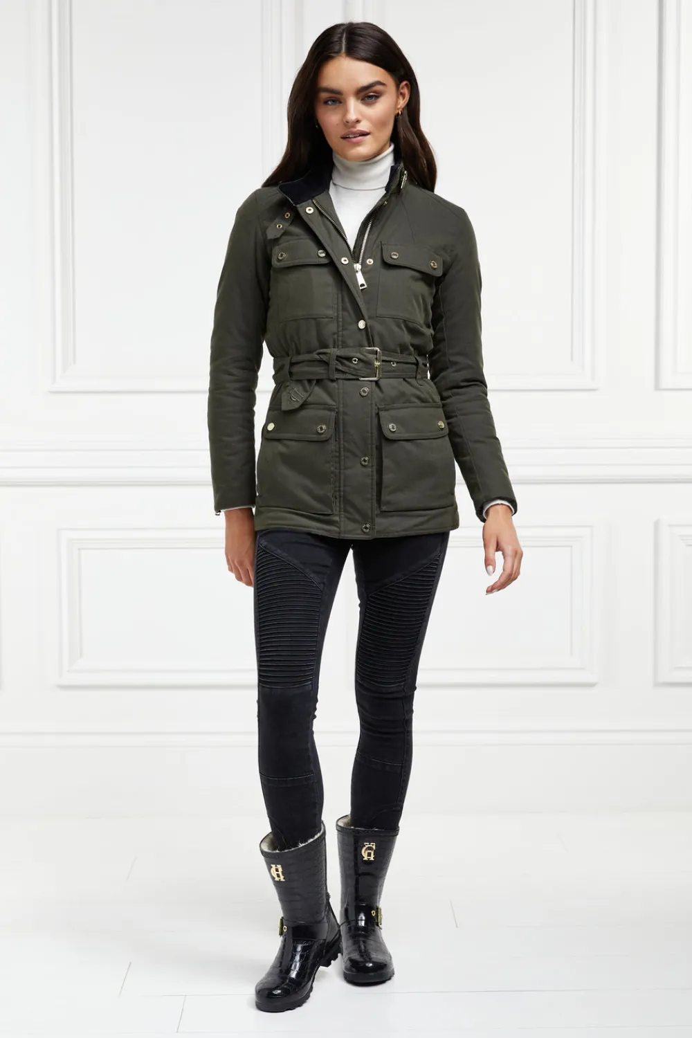 Holland Cooper Sherpa Lined Chelsea Wellington<Women Wellington Boots