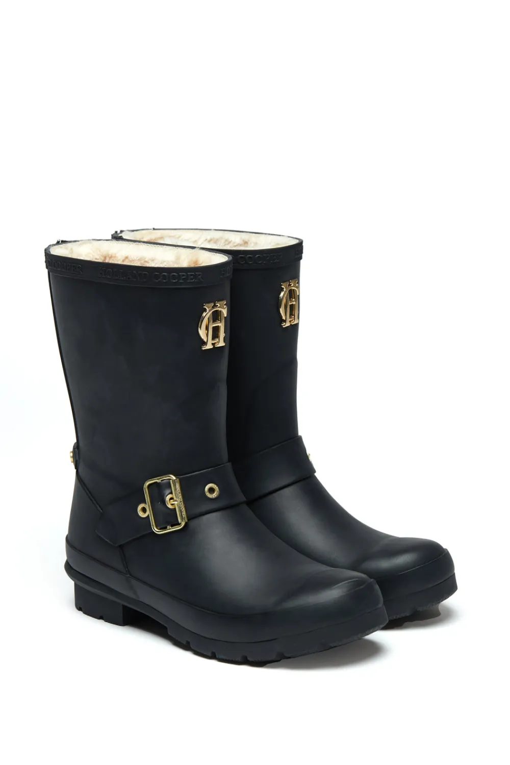 Holland Cooper Sherpa Lined Chelsea Wellington<Women Wellington Boots