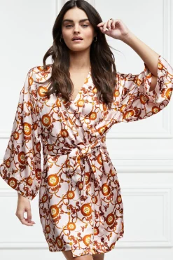 Holland Cooper Silk Dressing Gown<Women Sleepwear