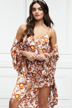 Holland Cooper Silk Dressing Gown<Women Sleepwear