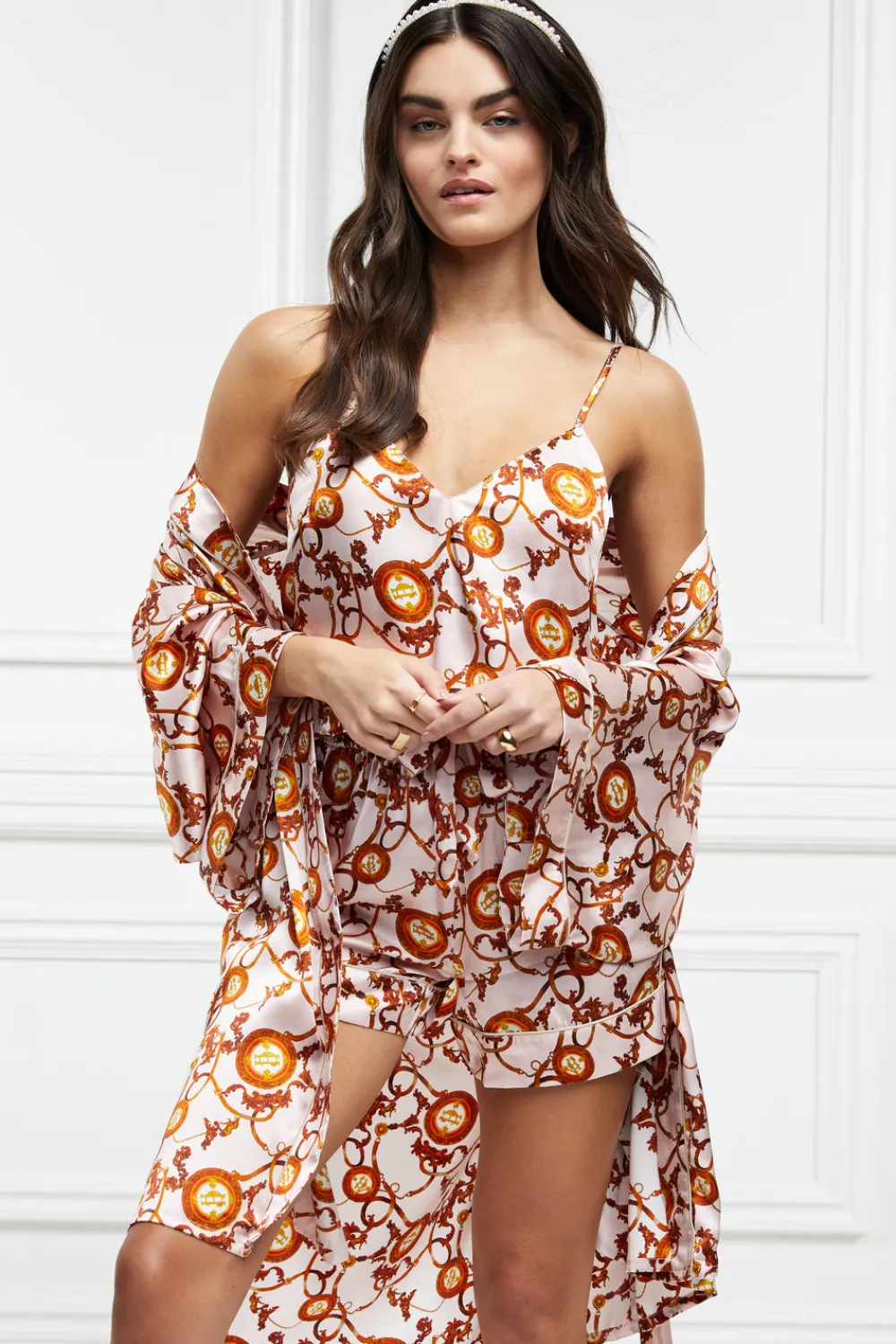 Holland Cooper Silk Dressing Gown<Women Sleepwear