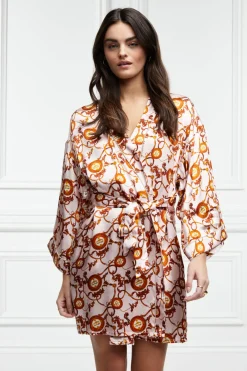 Holland Cooper Silk Dressing Gown<Women Sleepwear