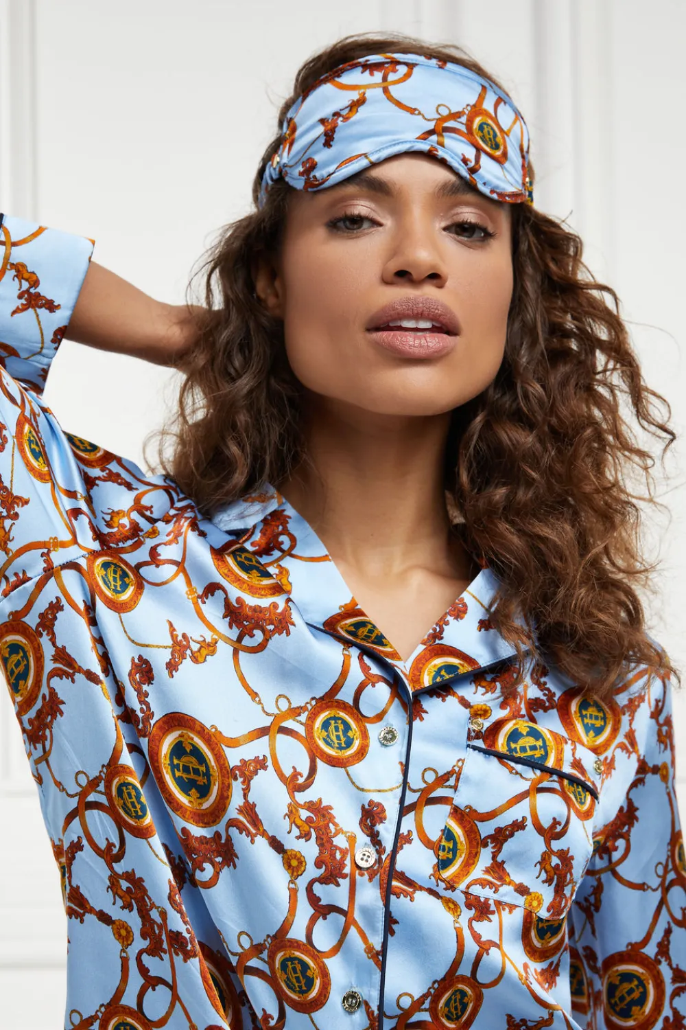 Holland Cooper Silk Eye Mask<Women Sleepwear