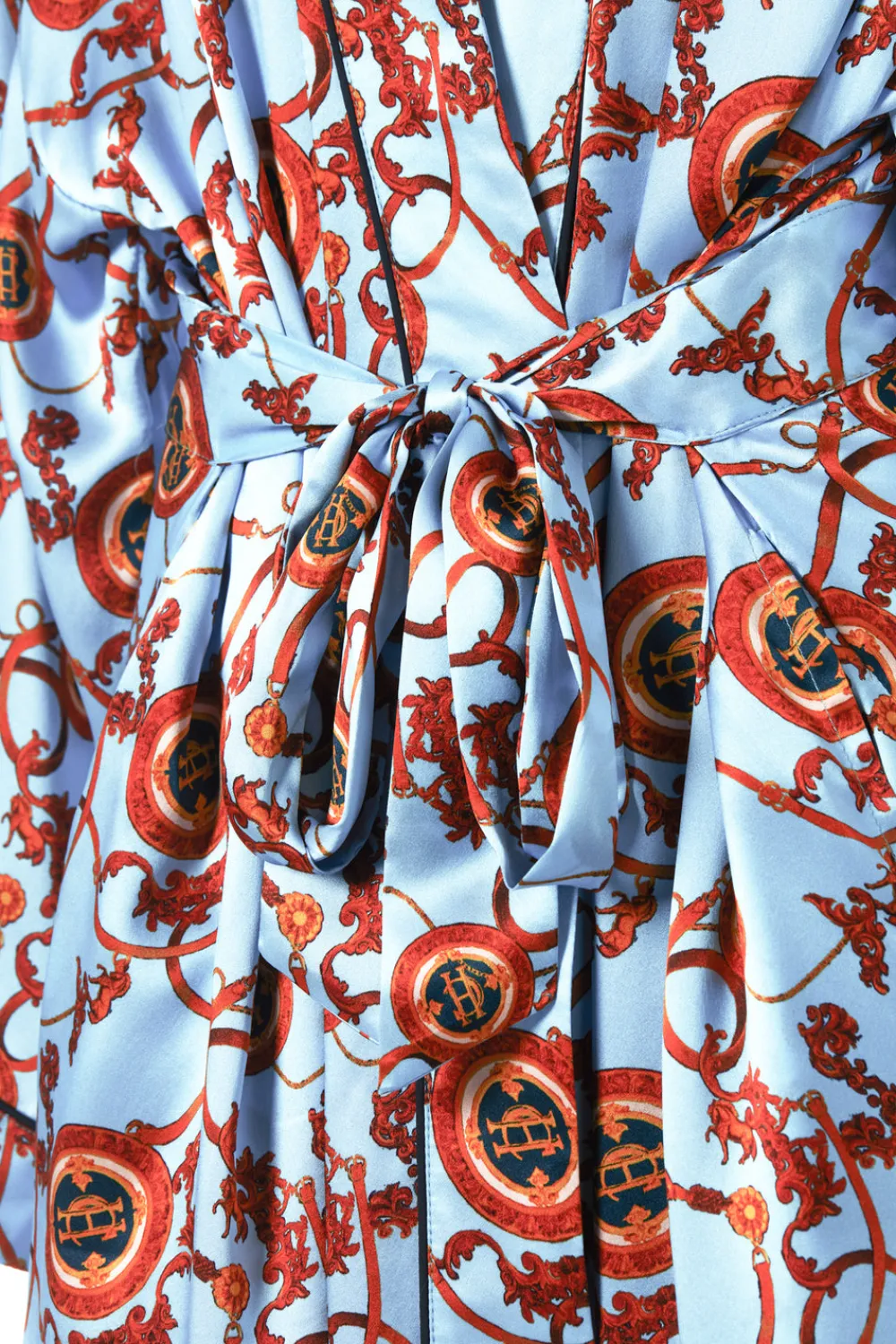 Holland Cooper Silk Full Length Dressing Gown<Women Sleepwear