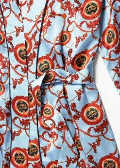 Holland Cooper Silk Full Length Dressing Gown<Women Sleepwear