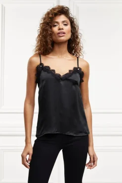 Holland Cooper Silk Lace Cami<Women Tops