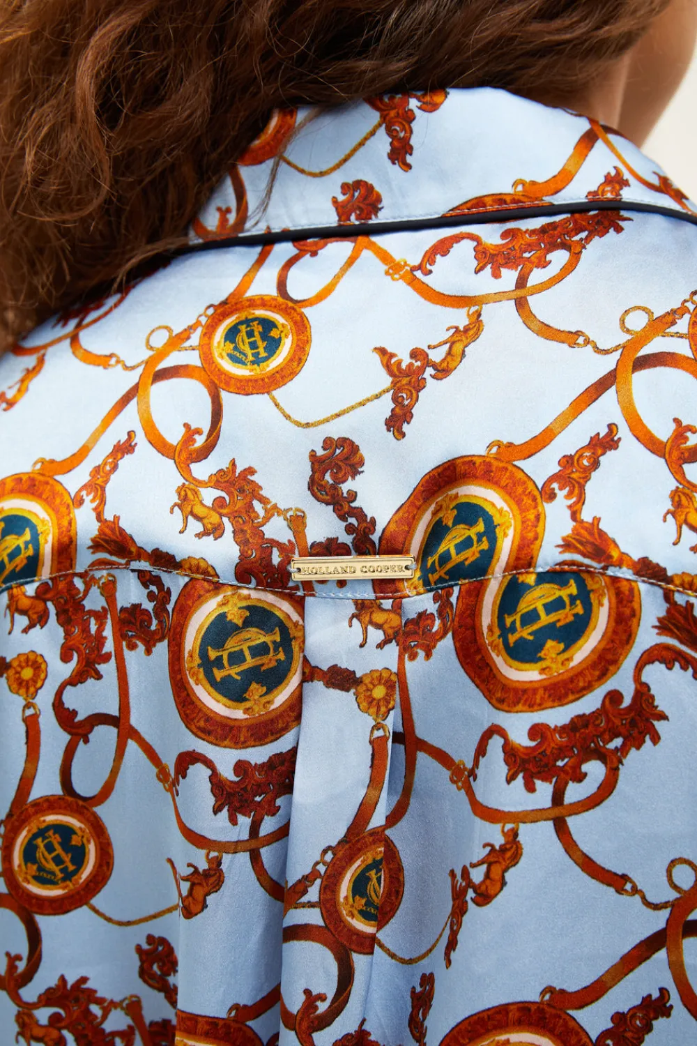 Holland Cooper Silk Pyjama Shirt<Women Sleepwear