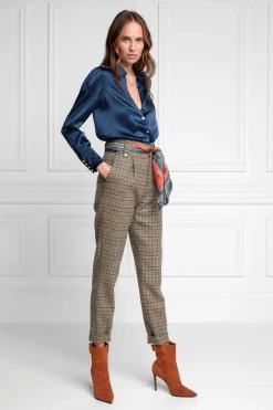 Holland Cooper Silk V-Neck Blouse<Women Shirts & Blouses