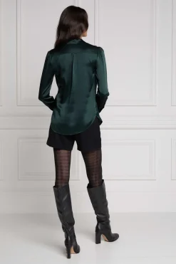 Holland Cooper Silk V-Neck Blouse<Women Shirts & Blouses