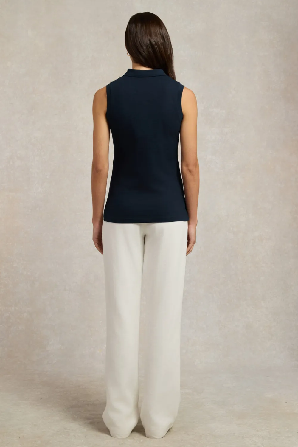 Holland Cooper Sleeveless Polo Shirt<Women Polo Shirts & Tees|Polo Shirts