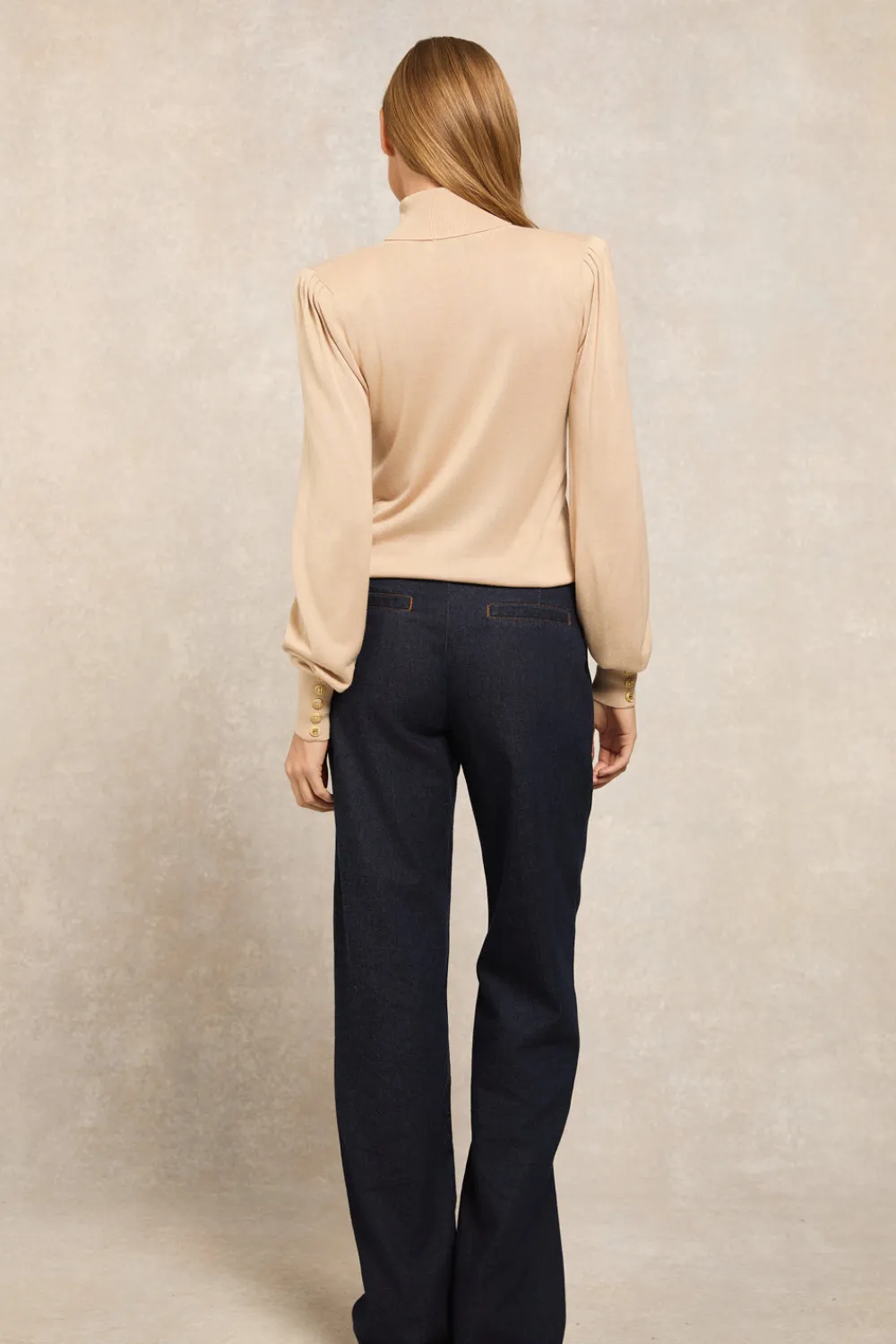 Holland Cooper Structured Kelsie Roll Neck Knit<Women Knitwear