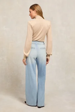 Holland Cooper Tailored Wide Leg Jean<Women Jeans