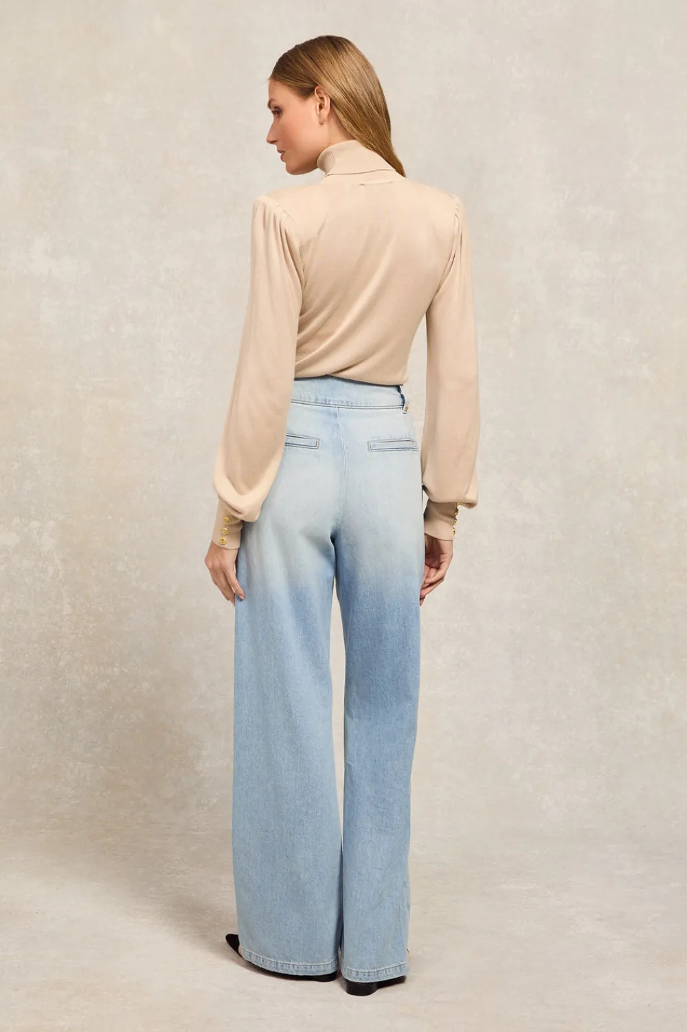 Holland Cooper Tailored Wide Leg Jean<Women Jeans