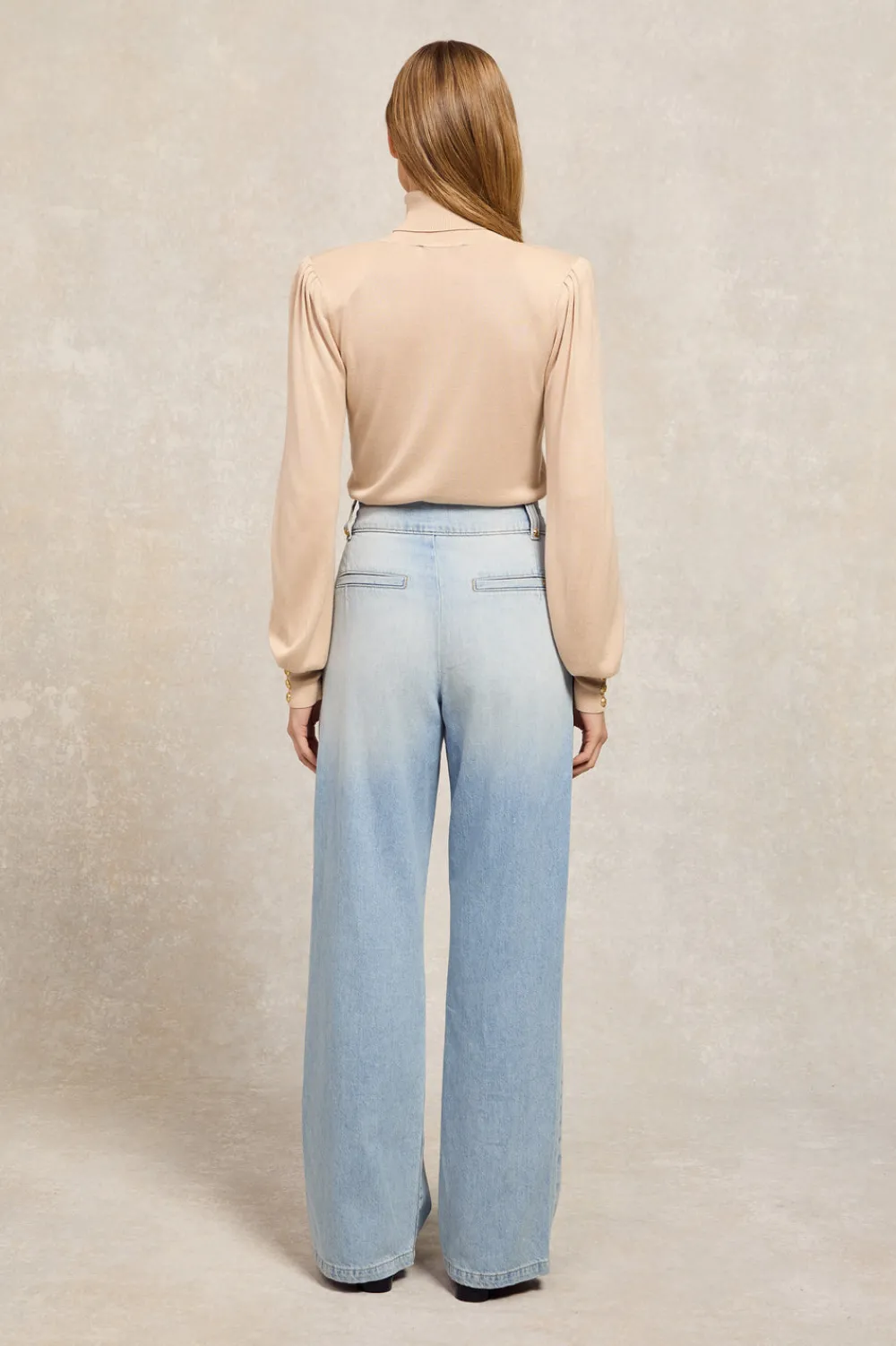 Holland Cooper Tailored Wide Leg Jean<Women Jeans