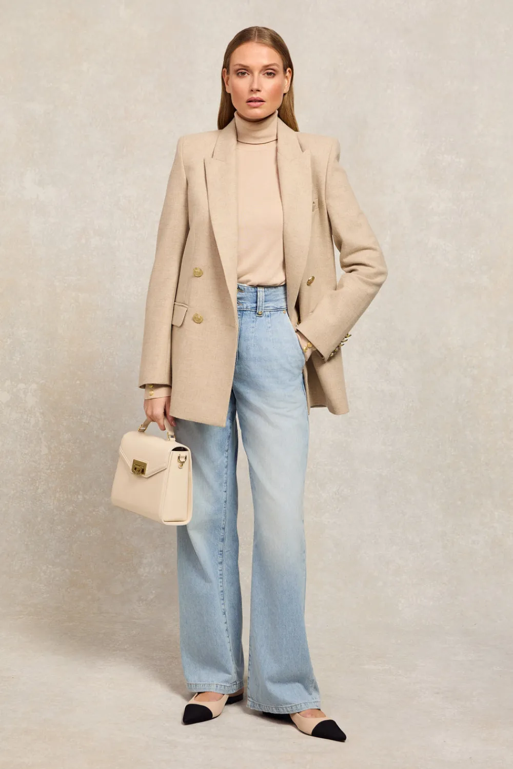 Holland Cooper Tailored Wide Leg Jean<Women Jeans