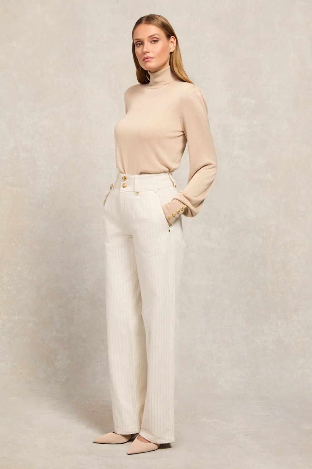 Holland Cooper Tailored Wide Leg Jean<Women Jeans