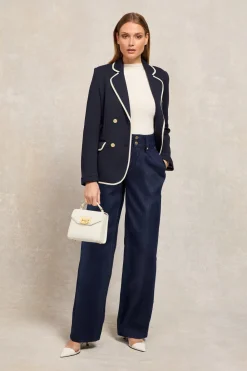 Holland Cooper Tailored Wide Leg Jean<Women Jeans