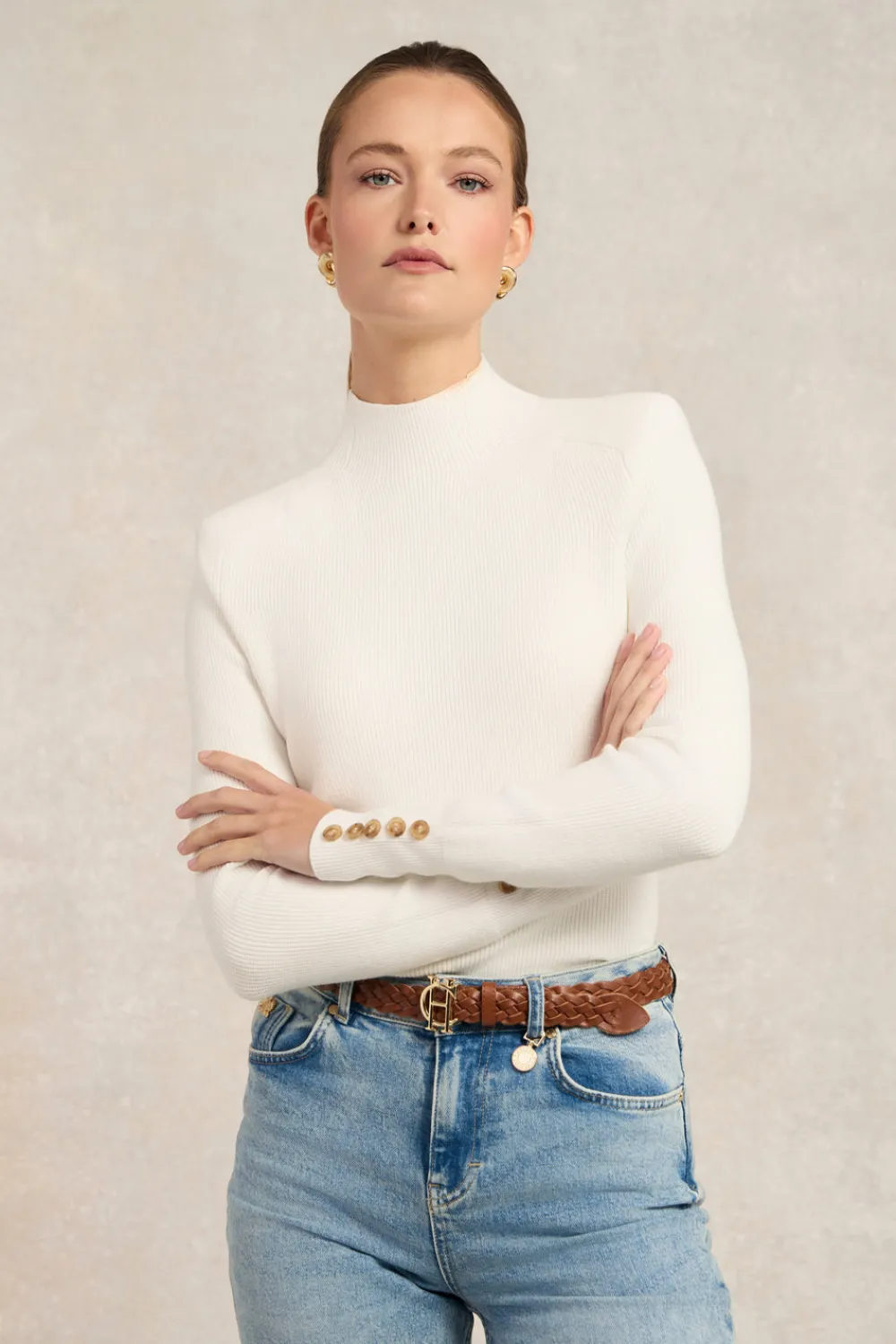 Holland Cooper Tara High Neck Knit<Women Knitwear