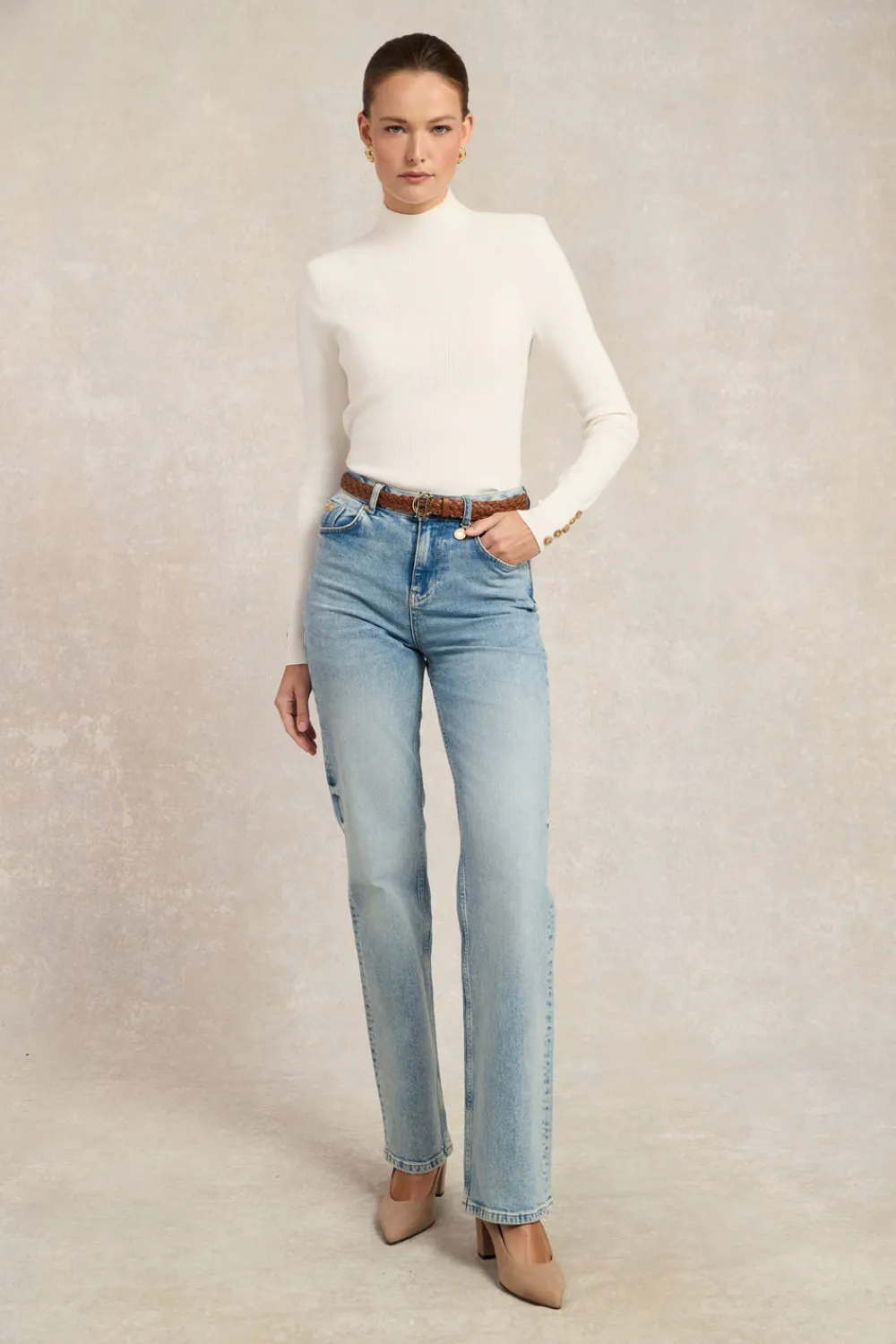 Holland Cooper Tara High Neck Knit<Women Knitwear