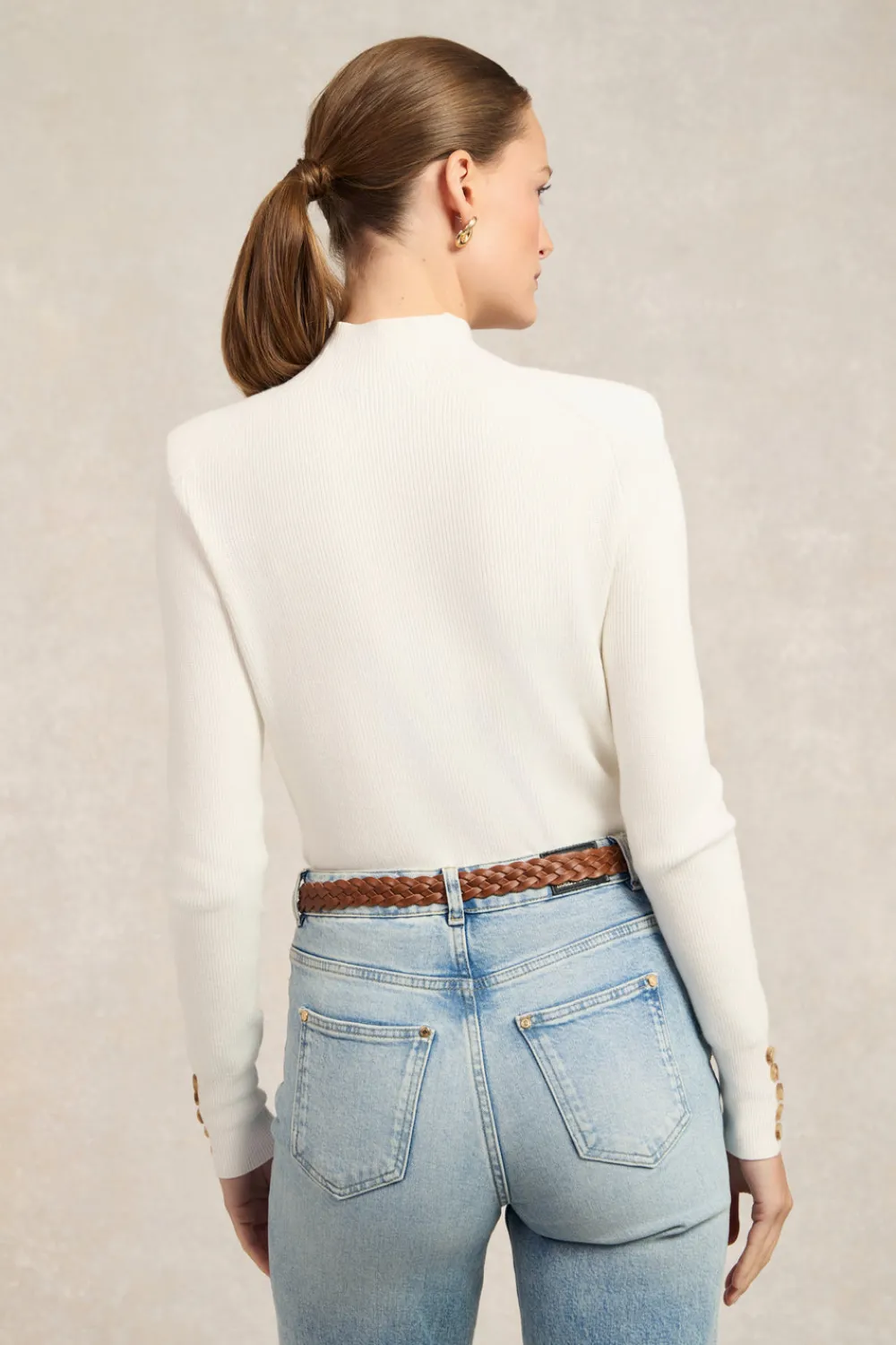 Holland Cooper Tara High Neck Knit<Women Knitwear