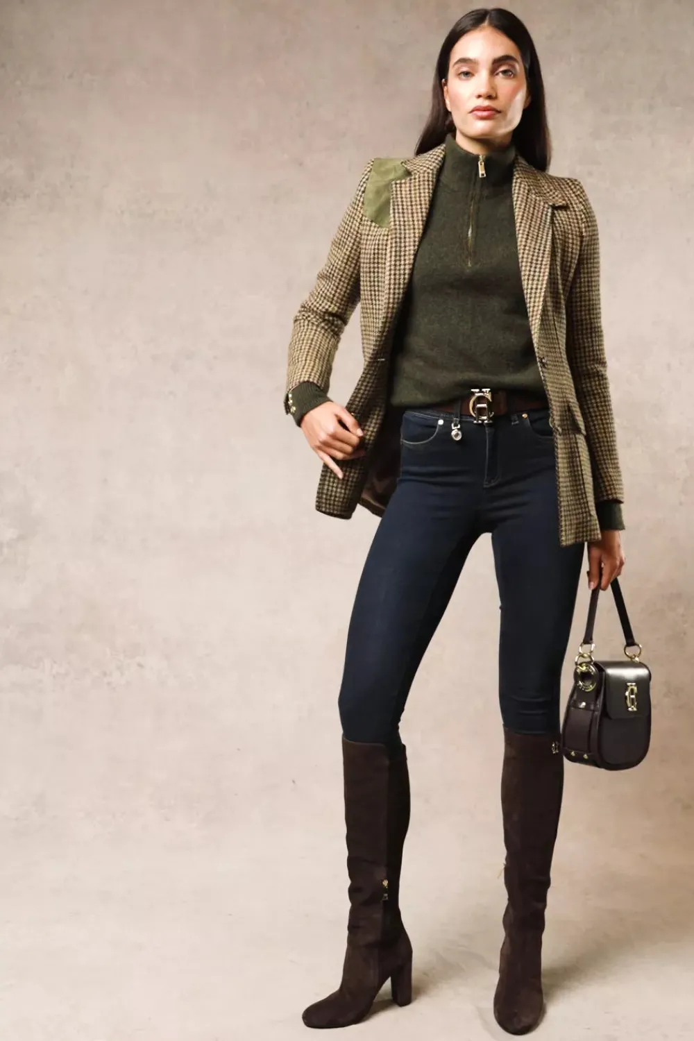 Holland Cooper Tori Quarter Zip Knit<Women Knitwear