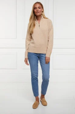 Holland Cooper Tori Quarter Zip Knit<Women Knitwear