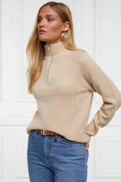 Holland Cooper Tori Quarter Zip Knit<Women Knitwear