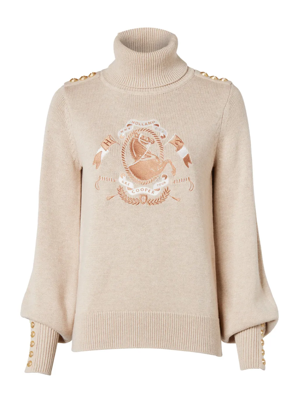 Holland Cooper Tour Roll Neck Knit<Women Knitwear