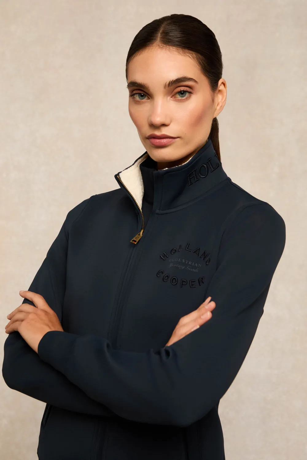 Holland Cooper Training Zip Through Sweat<Women Hoodies & Sweatshirts|Sweatshirts