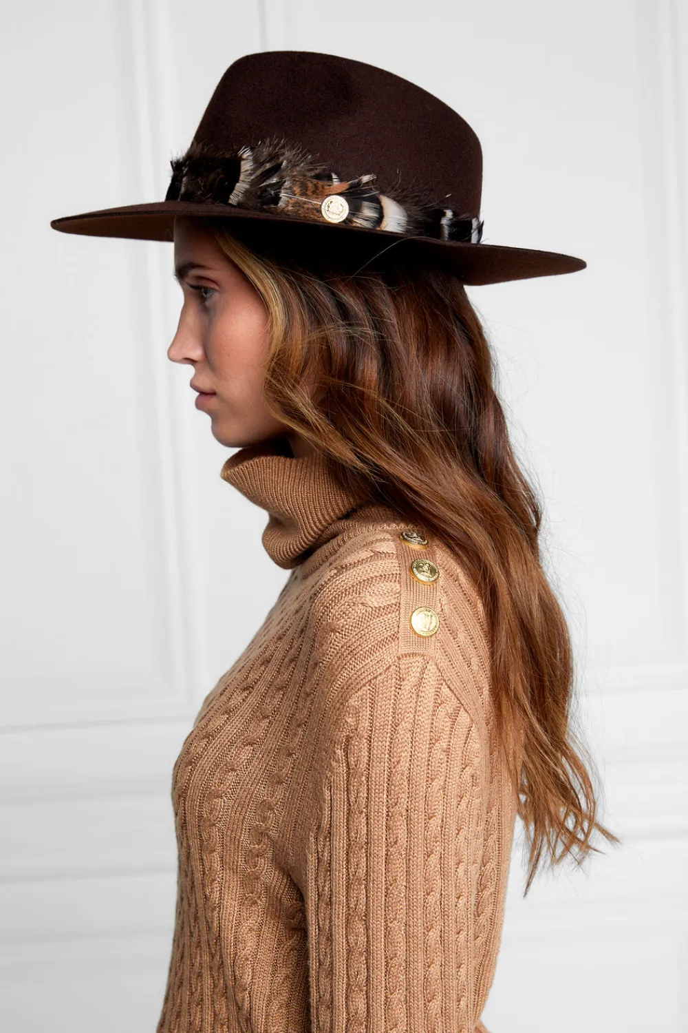 Holland Cooper Trilby Hat Iridescent Feather Band<Women Hats & Headbands|Hats & Headbands