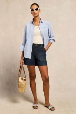 Holland Cooper Utility Denim Shorts<Women Shorts